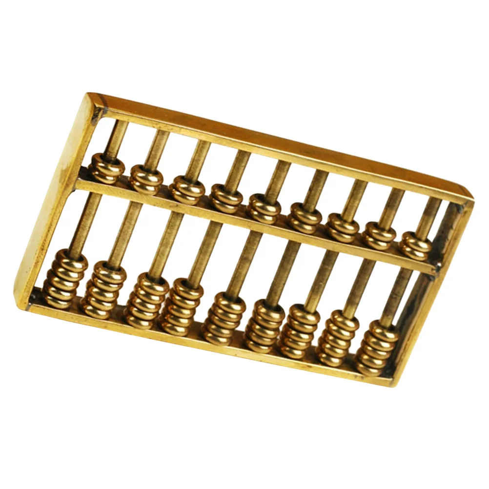 Math Abacus for Kids Adults Mini Desktop Decor Golden Copper Vintage Adornment Student
Math Abacus for Kids Adults Mini Desktop Decor Golden Copper Vintage Adornment Student