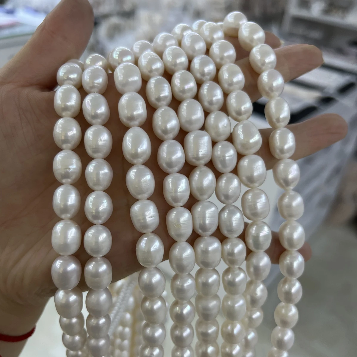 10-11mm Rice-shape High-quality Semi-finished Natural Freshwater Pearls Beads for Jewelry Making DIY Necklace Bracelet Accessory
10-11mm Rice-shape High-quality Semi-finished Natural Freshwater Pearls Beads for Jewelry Making DIY Necklace Bracelet Accessory
