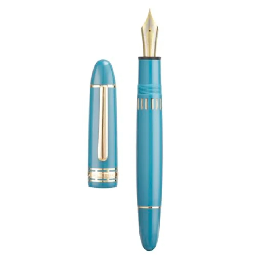 Yongsheng Junlai 630 Acrylic Fountain Pen, Size 8 Medium Nib with Piston Filling System, Ink Tank with Shape Design Smooth Writ
Yongsheng Junlai 630 Acrylic Fountain Pen, Size 8 Medium Nib with Piston Filling System, Ink Tank with Shape Design Smooth Writ