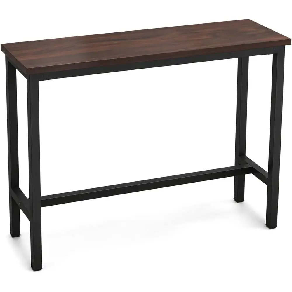 41 Counter Height Narrow Solid Wood Bar Table, Metal Base, Space-Saving Pub Table for Kitchen, Living Room, Coffee Shop - Walnut
41 Counter Height Narrow Solid Wood Bar Table, Metal Base, Space-Saving Pub Table for Kitchen, Living Room, Coffee Shop - Walnut
