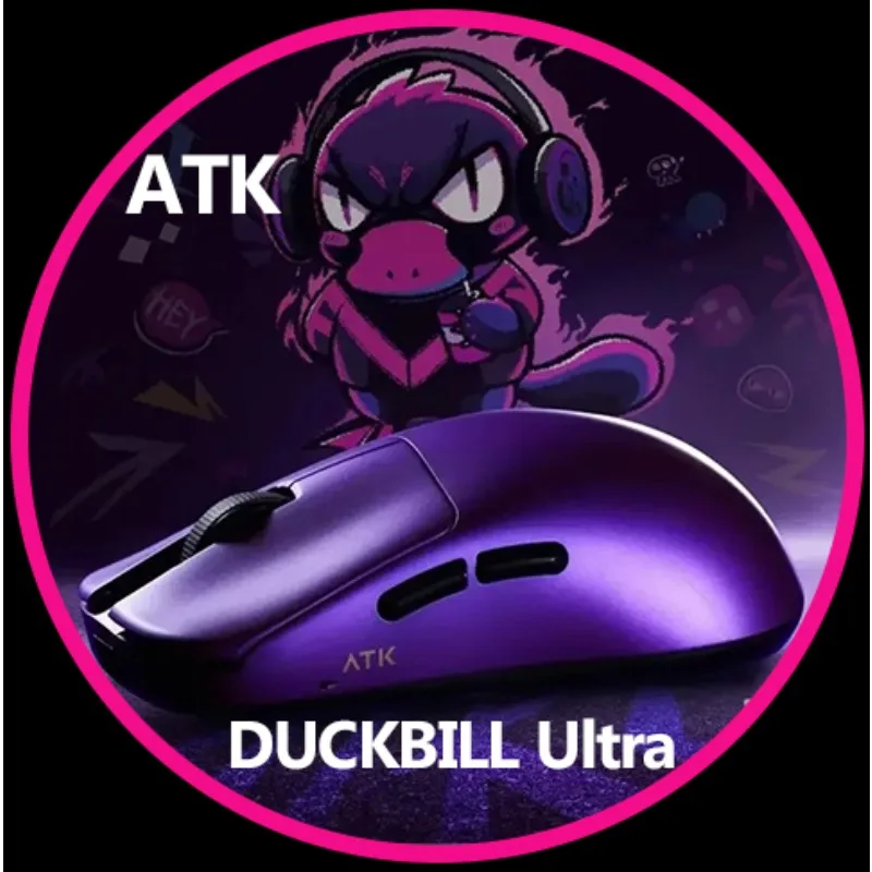 НОВАЯ ультралегкая беспроводная игровая мышь Atk DUCKBILL PAW3950, двухрежимная эргономичная мышь RGB с длительным аккумулятором для киберспорта
НОВАЯ ультралегкая беспроводная игровая мышь Atk DUCKBILL PAW3950, двухрежимная эргономичная мышь RGB с длительным аккумулятором для киберспорта