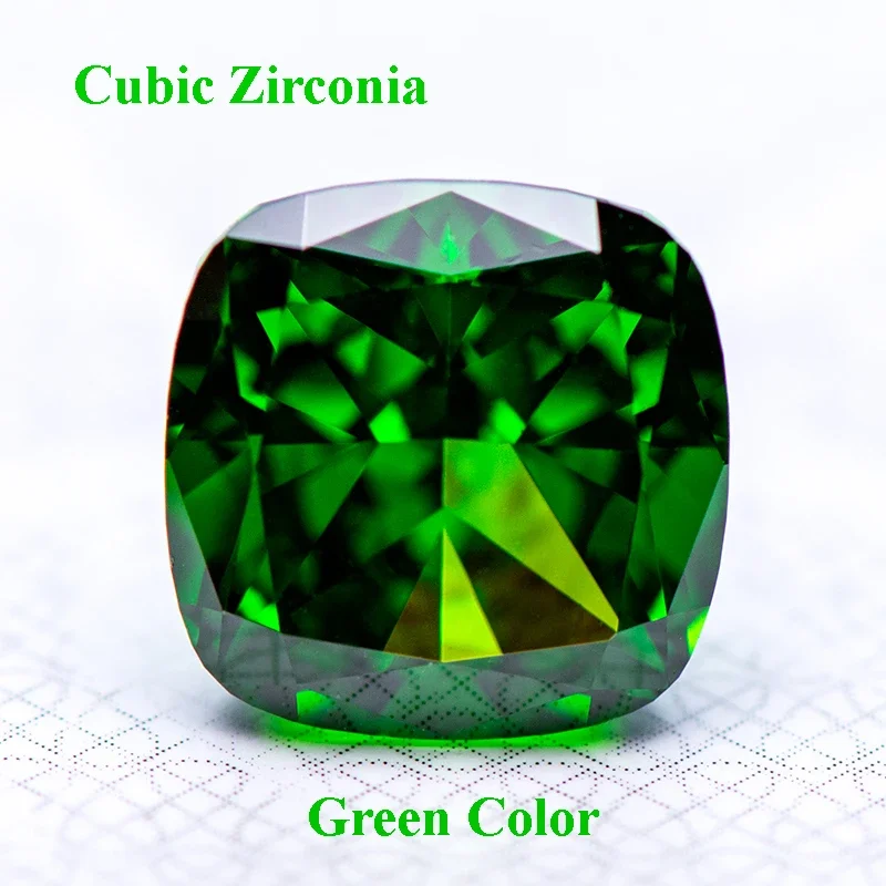 Cubic Zirconia Crushed Ice Cut Green Color Square Cushion Shape Charms Beads for Diy Jewelry Making Materials No Certificate
Cubic Zirconia Crushed Ice Cut Green Color Square Cushion Shape Charms Beads for Diy Jewelry Making Materials No Certificate