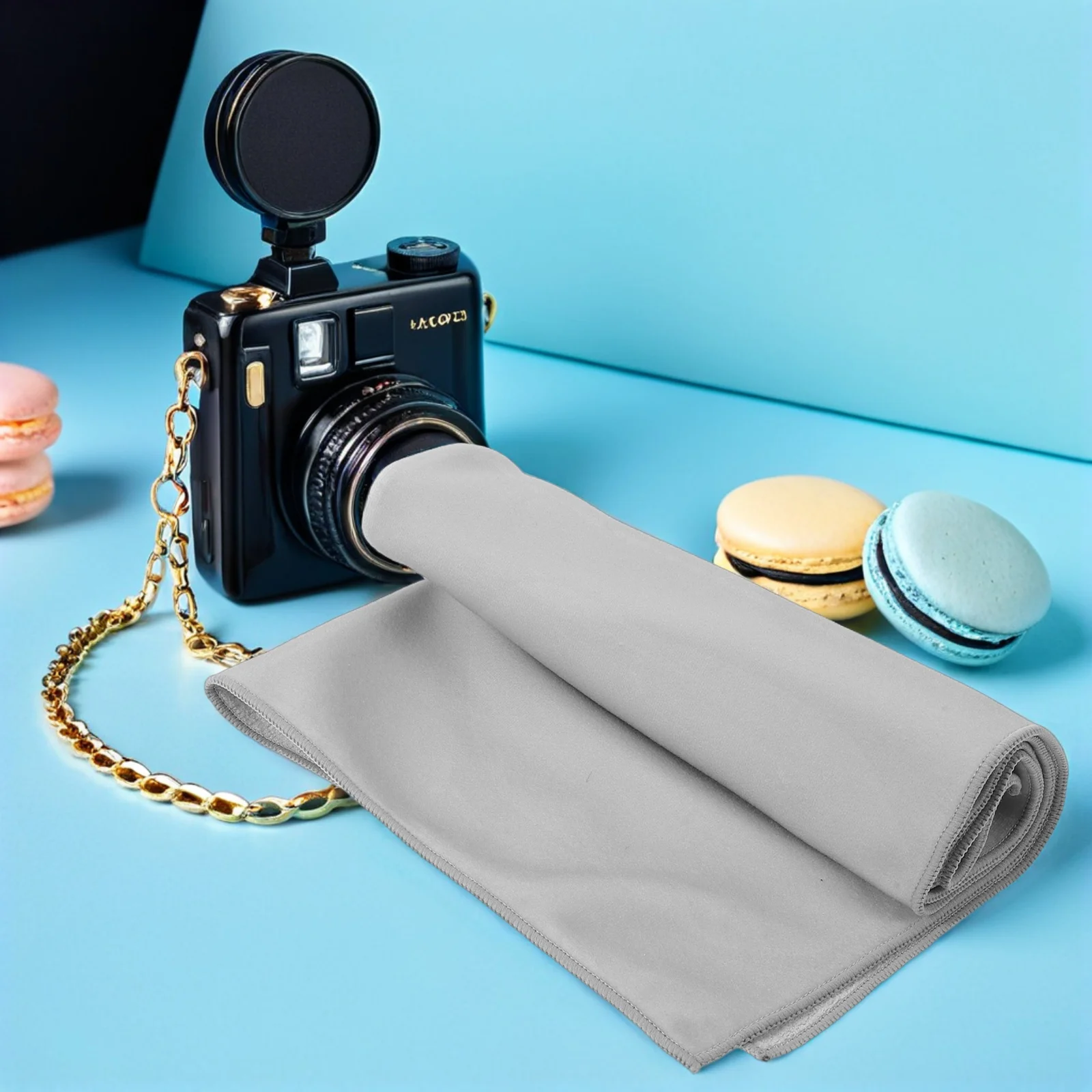 Camera Wrap Cloth 17.49X17.29" Light Grey Foldable Anti-Scratch Lens Wrap For Dslr Phone Photography Accessories Storage
Camera Wrap Cloth 17.49X17.29" Light Grey Foldable Anti-Scratch Lens Wrap For Dslr Phone Photography Accessories Storage