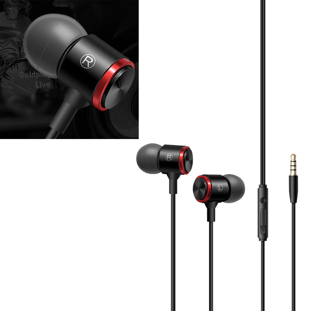 Upgraded Metal Headphone In-Ear Earphone Heavy Bass Music Headset With Call Answer Function For Computer Mobile Phone Black
Upgraded Metal Headphone In-Ear Earphone Heavy Bass Music Headset With Call Answer Function For Computer Mobile Phone Black
