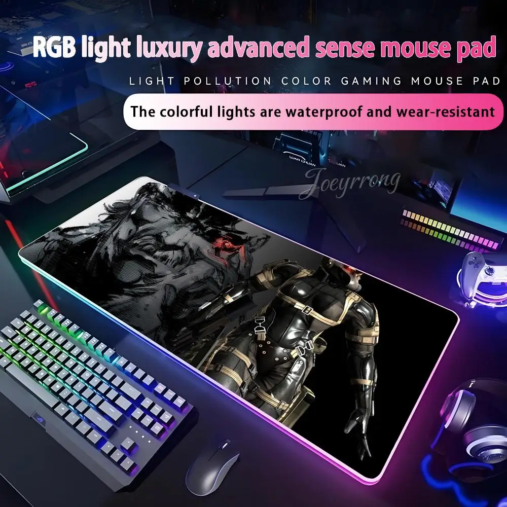 Metal Gear Solid Mouse Pad RGB Mouse Pad Extended Gaming Keyboard Mats Large 90x40cm XXL Gamer Mousepad
Metal Gear Solid Mouse Pad RGB Mouse Pad Extended Gaming Keyboard Mats Large 90x40cm XXL Gamer Mousepad