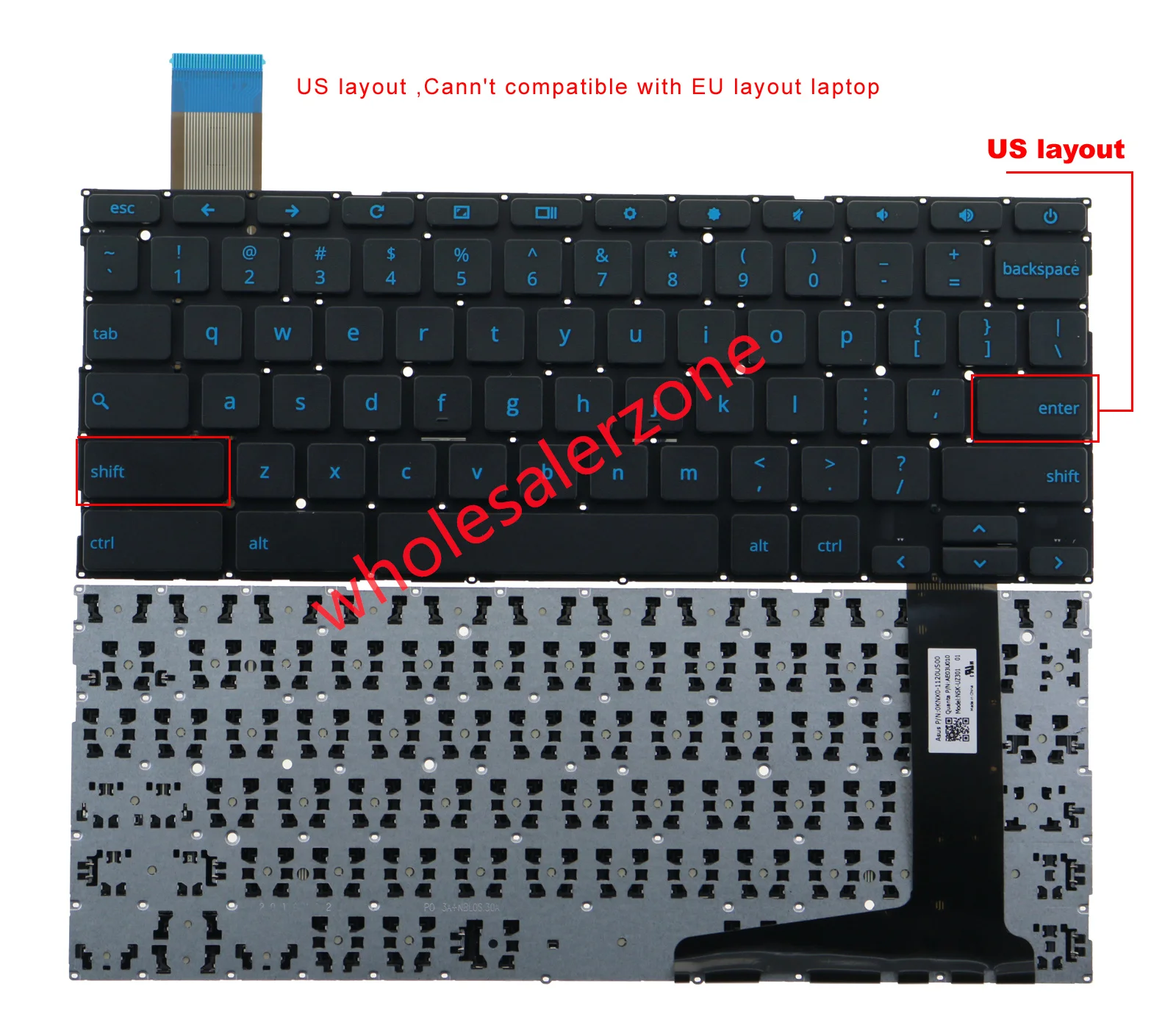 New US keyboard for Asus Chromebook C202 C202SA C201 C201PA Series laptop Keyboard
New US keyboard for Asus Chromebook C202 C202SA C201 C201PA Series laptop Keyboard