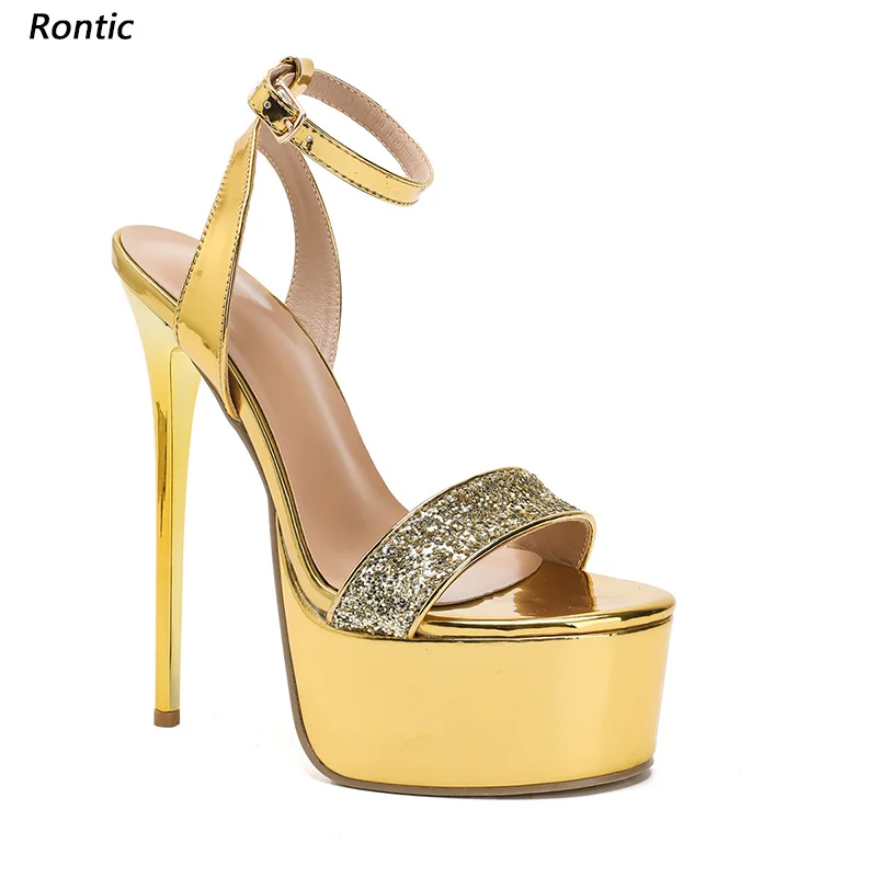 Rontic Handcrafted Black Red Strappy Sandals - Women's Stiletto Heel Platform Lace Up Heels US Size 5-20
Rontic Handcrafted Black Red Strappy Sandals - Women's Stiletto Heel Platform Lace Up Heels US Size 5-20