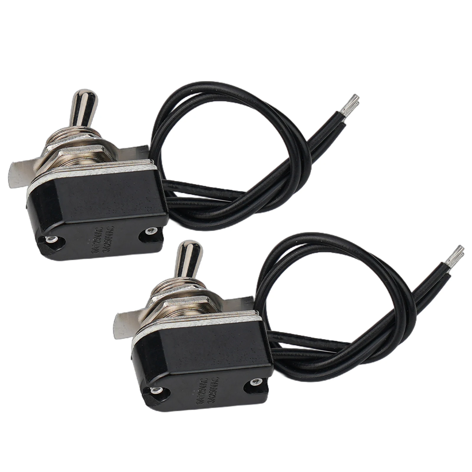 Practical Xtoggle Switch SPST 6A Black+Silver ON/OFF Prewired Rocker SPST Wire Switch With 1000 (MΩ) 125VAC 12mm
Practical Xtoggle Switch SPST 6A Black+Silver ON/OFF Prewired Rocker SPST Wire Switch With 1000 (MΩ) 125VAC 12mm