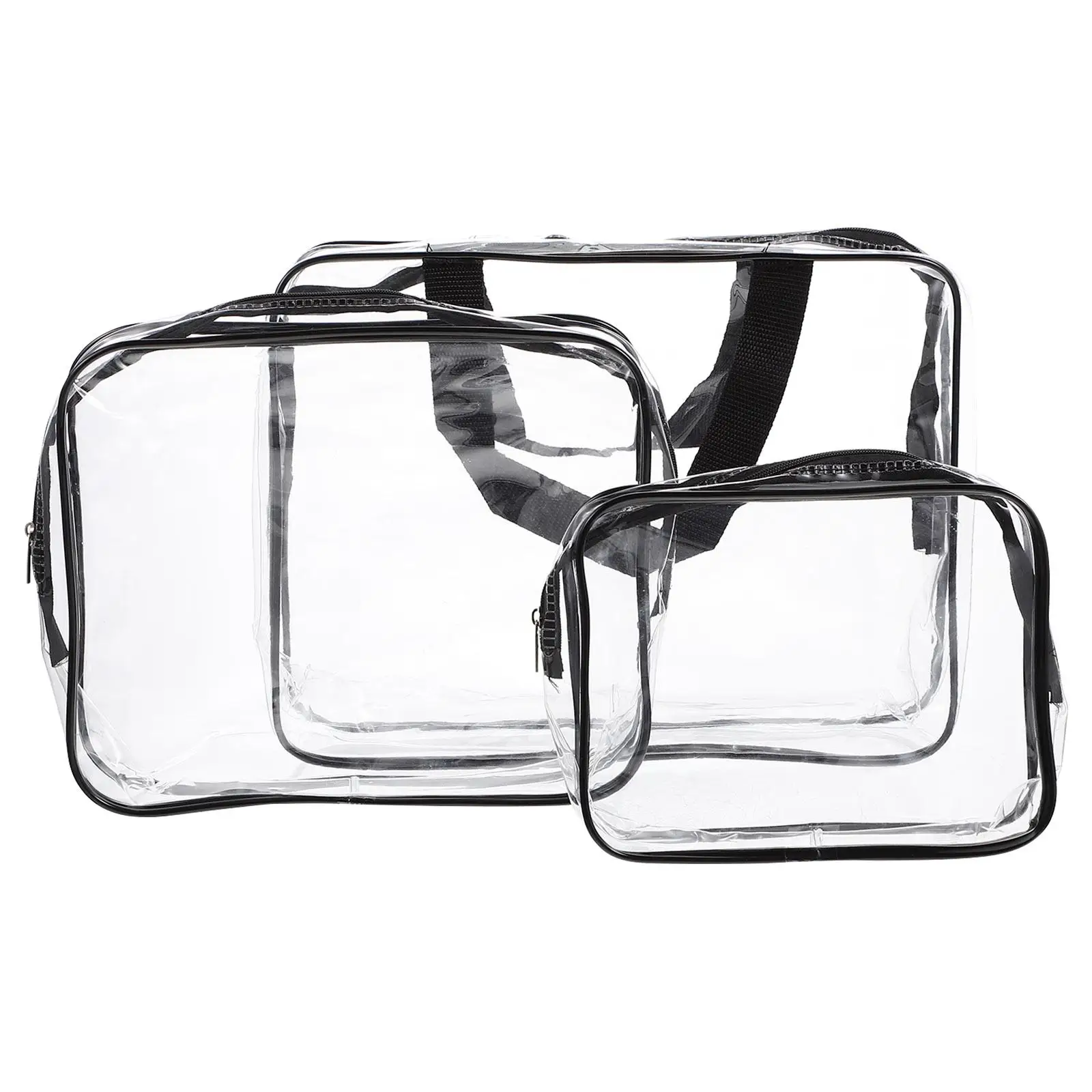3 Pcs Bag Storage Pouch Makeup Large Capacity Girl Cosmetics Pvc Travel Miss Toiletry
3 Pcs Bag Storage Pouch Makeup Large Capacity Girl Cosmetics Pvc Travel Miss Toiletry