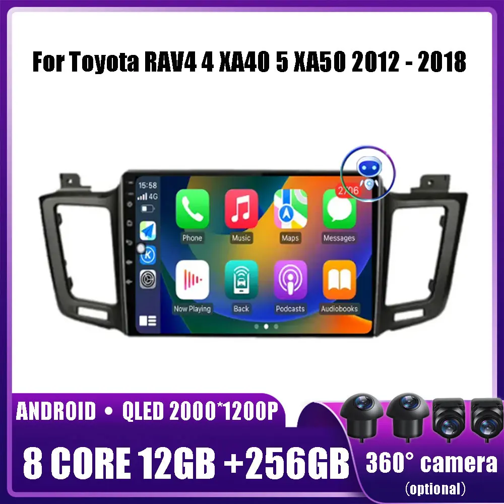 Android 14 для Toyota RAV4 4 XA40 5 XA50 2012 - 2018 автомобильный мультимедийный плеер головное устройство стерео GPS-навигация BT WIFI DVD 2 din 4G
Android 14 для Toyota RAV4 4 XA40 5 XA50 2012 - 2018 автомобильный мультимедийный плеер головное устройство стерео GPS-навигация BT WIFI DVD 2 din 4G
