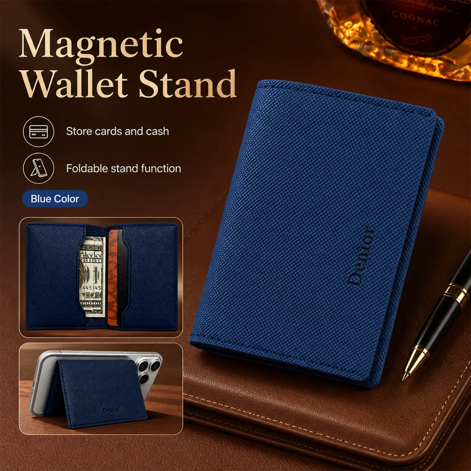 For To Magsafe Mobile Phone Case N52 Magnetic Attraction RFID Anti-theft Swipe Card Bag PU Imitation Leather Diamond Pattern
For To Magsafe Mobile Phone Case N52 Magnetic Attraction RFID Anti-theft Swipe Card Bag PU Imitation Leather Diamond Pattern