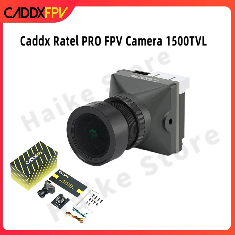 Камера Caddx Ratel PRO FPV 1500TVL 16:9/4:3 NTSC/PAL FOV125 ° с подсветкой, ночная камера для FPV гоночного дрона
Камера Caddx Ratel PRO FPV 1500TVL 16:9/4:3 NTSC/PAL FOV125 ° с подсветкой, ночная камера для FPV гоночного дрона