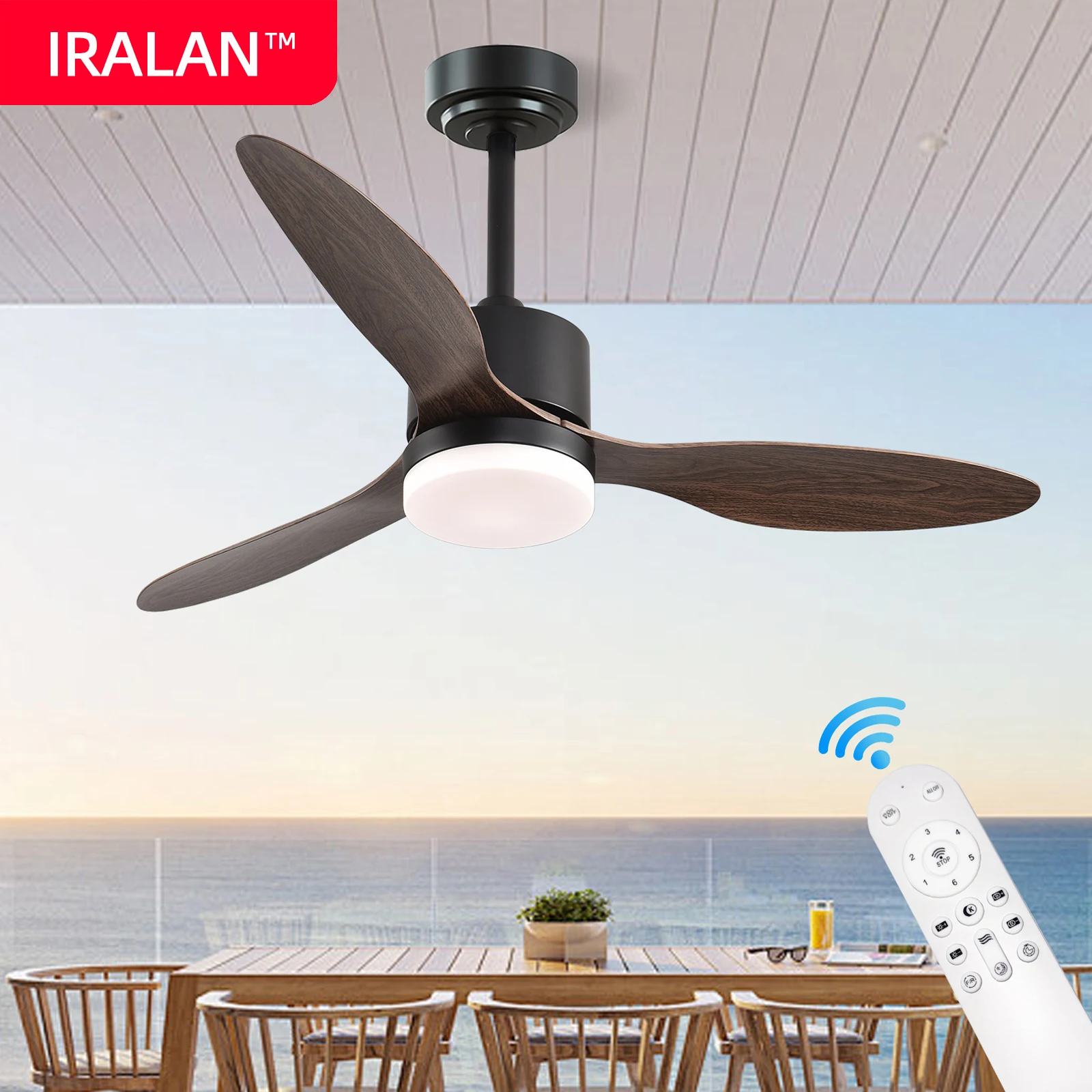 IRALAN 2025 Modern Simple Ceiling Fan With Light Black White Low Floor DC Motor Ceiling Lamp Fans With Remote Control Home Fan
IRALAN 2025 Modern Simple Ceiling Fan With Light Black White Low Floor DC Motor Ceiling Lamp Fans With Remote Control Home Fan