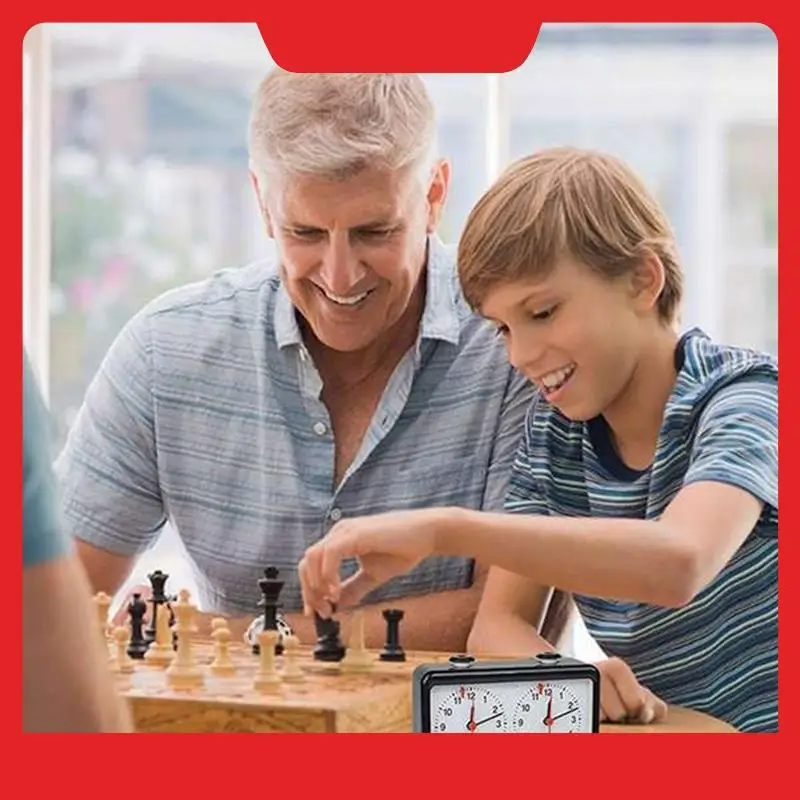 Chess Clock Timer Fashion Mechanical Chess Clock Professional Tournament Analog Chess Clock Timer Clock Timer For Game PQ9905
Chess Clock Timer Fashion Mechanical Chess Clock Professional Tournament Analog Chess Clock Timer Clock Timer For Game PQ9905