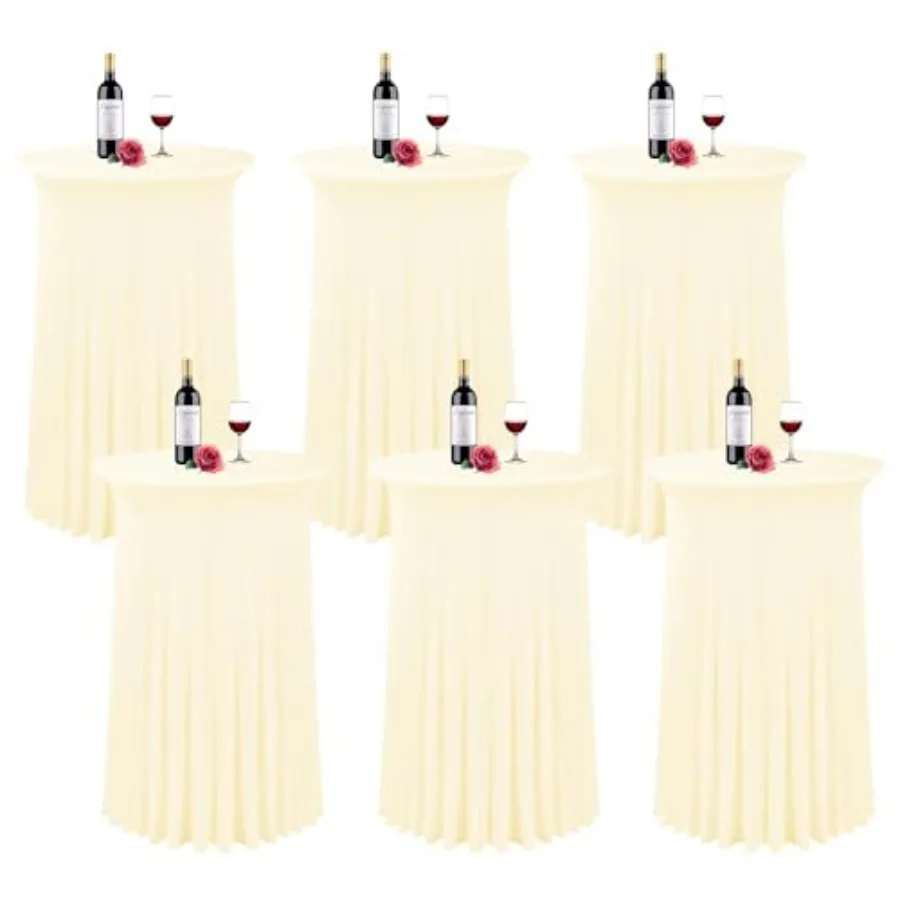 s Round Cocktail Table Skirt, Spandex Fitted High Top Table Skirt, Spandex Stretch Cocktail Tablecloth for Wedding Party Bar Ba
s Round Cocktail Table Skirt, Spandex Fitted High Top Table Skirt, Spandex Stretch Cocktail Tablecloth for Wedding Party Bar Ba