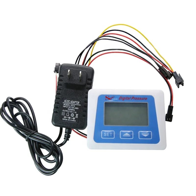 Electronic Digital Display Water Pressure Meter Liquids Temperature Pressure Detector DC5V Adapter Oil Pressure Gauge Mon tor
Electronic Digital Display Water Pressure Meter Liquids Temperature Pressure Detector DC5V Adapter Oil Pressure Gauge Mon tor