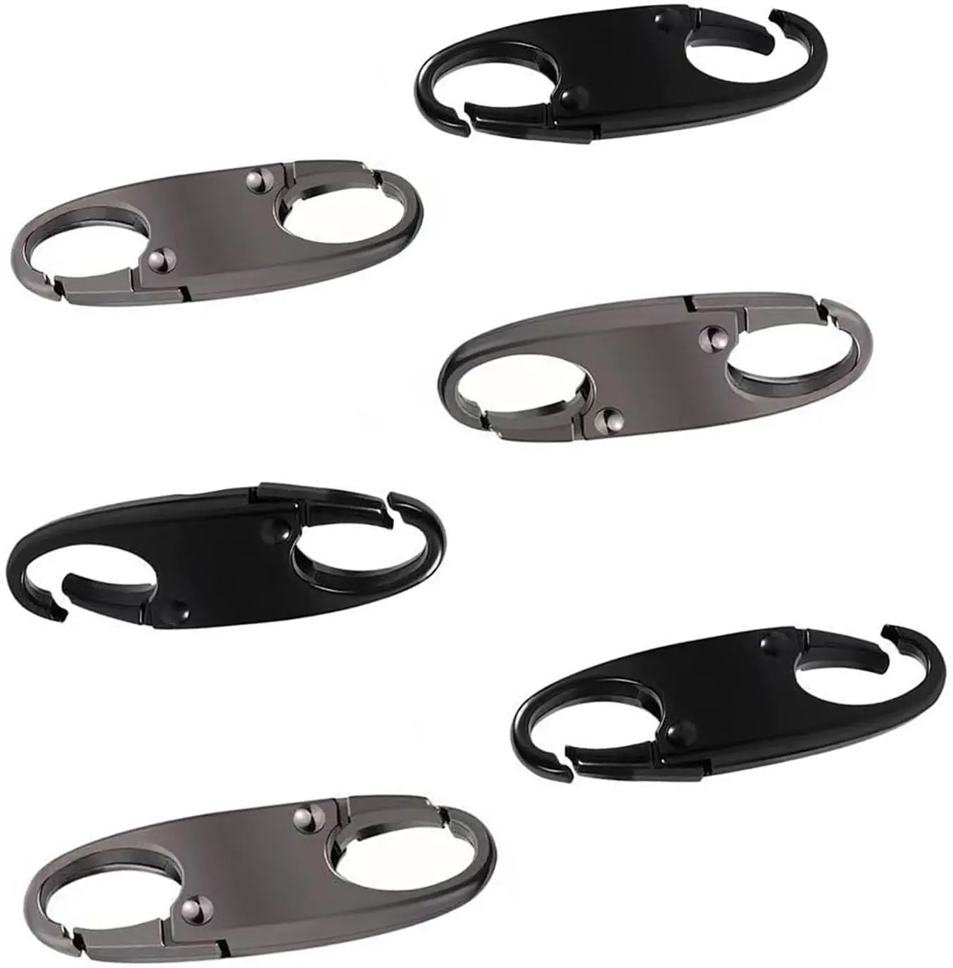 6-Pack S-Shaped Zipper Locks for Backpack, Suitcase, Luggage, Camping
6-Pack S-Shaped Zipper Locks for Backpack, Suitcase, Luggage, Camping