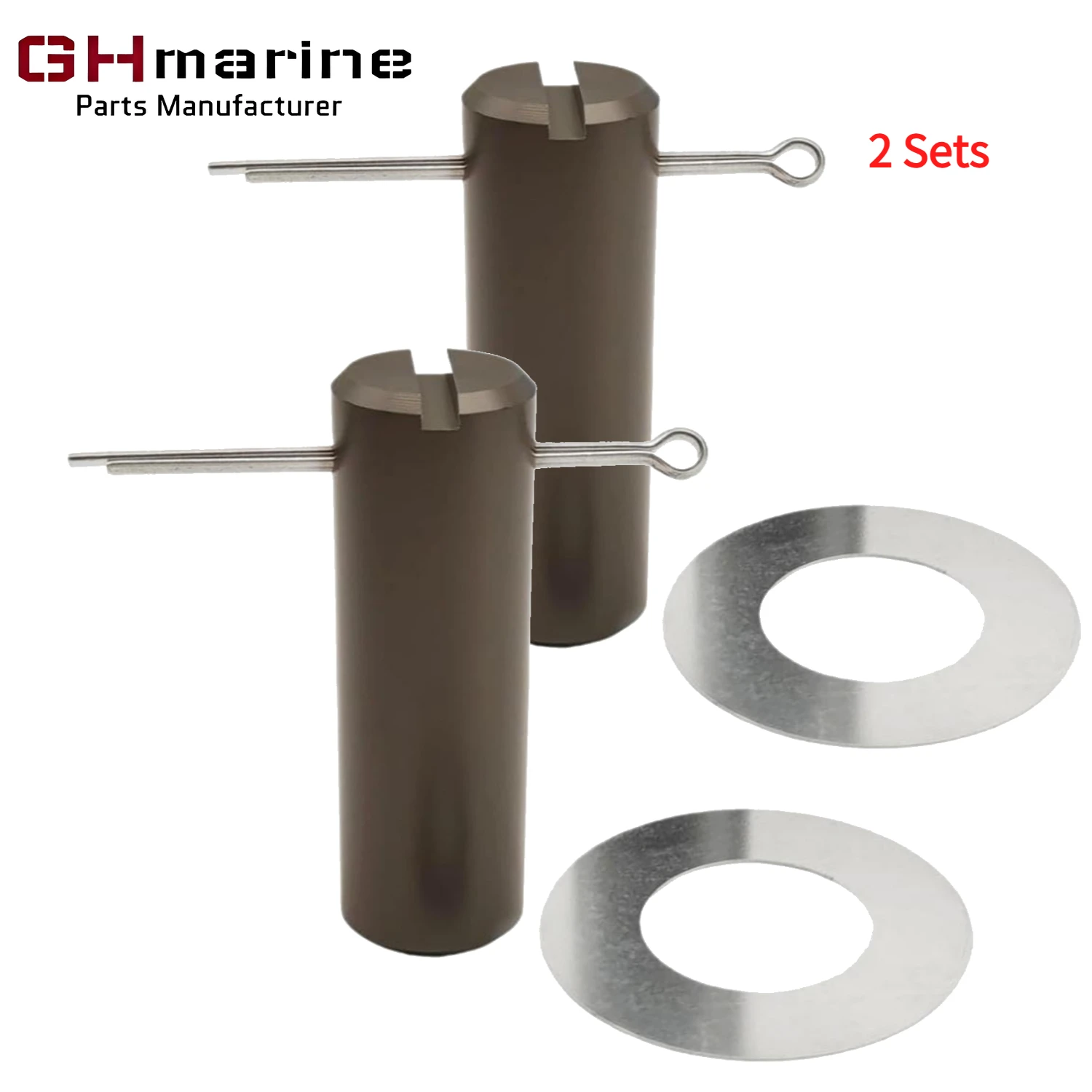 2 Set Lower Housing Steering Pin 17-8M0073409 99353 8M0073409 18-54929 For MerCruiser Alpha One Gen 2 Bravo Sterndrive
2 Set Lower Housing Steering Pin 17-8M0073409 99353 8M0073409 18-54929 For MerCruiser Alpha One Gen 2 Bravo Sterndrive