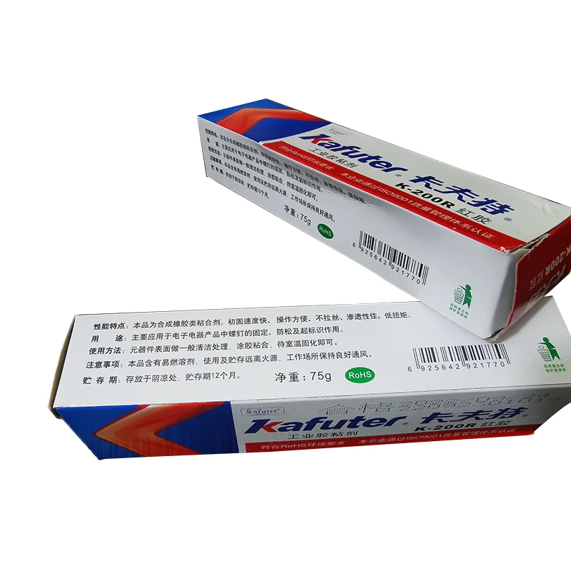 Kraft K-200R Industrial Adhesive Digital Appliance Component Screw Strong Fixation Anti-Loosening Glue Red Glue
Kraft K-200R Industrial Adhesive Digital Appliance Component Screw Strong Fixation Anti-Loosening Glue Red Glue