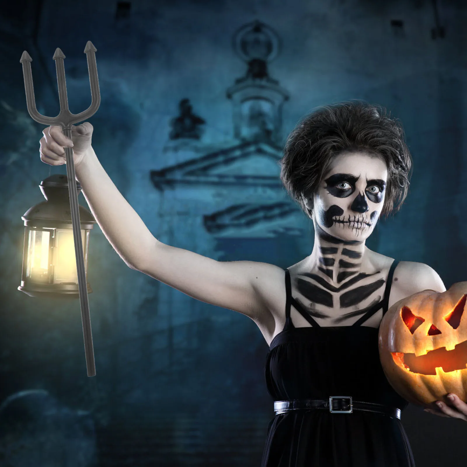 Fork Black Halloween Prop Decor Demon Costume Accessories Cosplay Supplies Toy Ornament Stage
Fork Black Halloween Prop Decor Demon Costume Accessories Cosplay Supplies Toy Ornament Stage