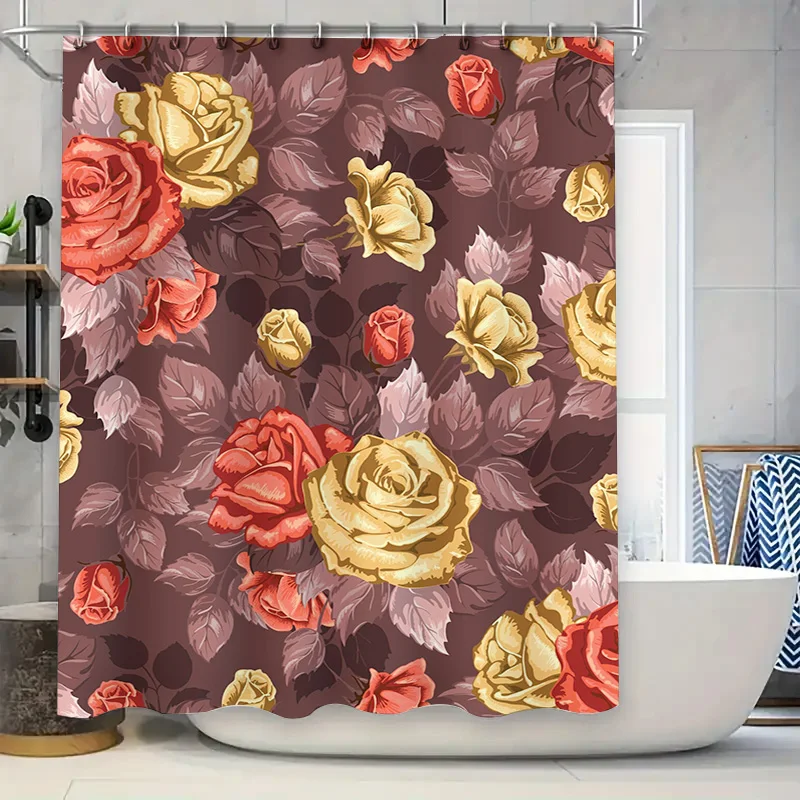 Roses Shower Curtain Red Yellow Floral Print Bath Decor Privacy Panel Waterproof Fabric for Home Bathroom Decorations Size72 x 8
Roses Shower Curtain Red Yellow Floral Print Bath Decor Privacy Panel Waterproof Fabric for Home Bathroom Decorations Size72 x 8