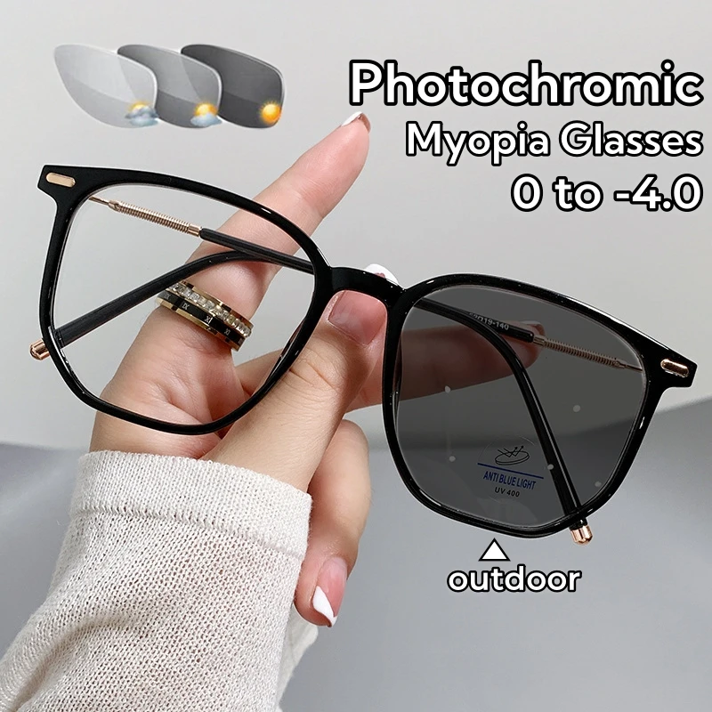 Trend Large Frame Color Changing Myopia Glasses New Retro Polygonal TR Photochromic Glasses Anti Blue Light Near Sight Glasses
Trend Large Frame Color Changing Myopia Glasses New Retro Polygonal TR Photochromic Glasses Anti Blue Light Near Sight Glasses