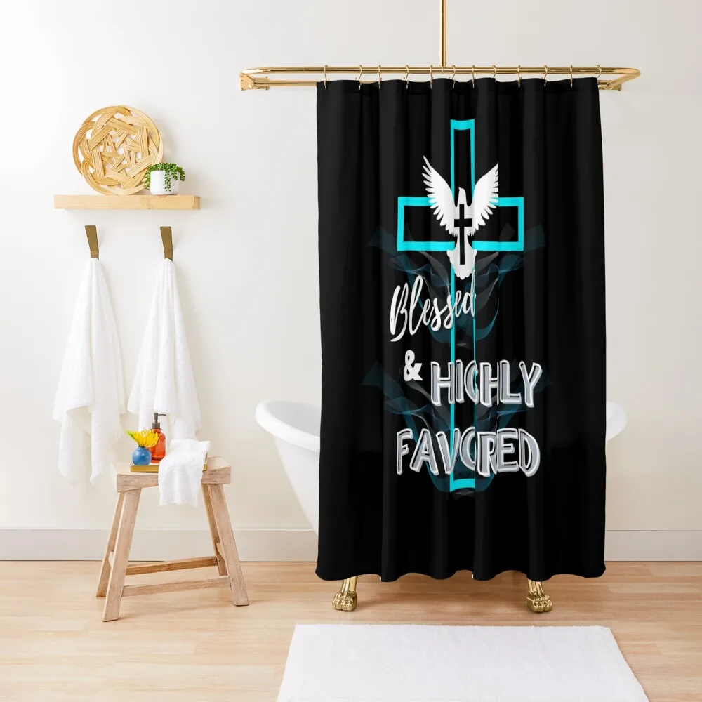 Blessed & Highly Favored - Blessed by God Shower Curtain Window Shower For Bathroom Set Curtain
Blessed & Highly Favored - Blessed by God Shower Curtain Window Shower For Bathroom Set Curtain