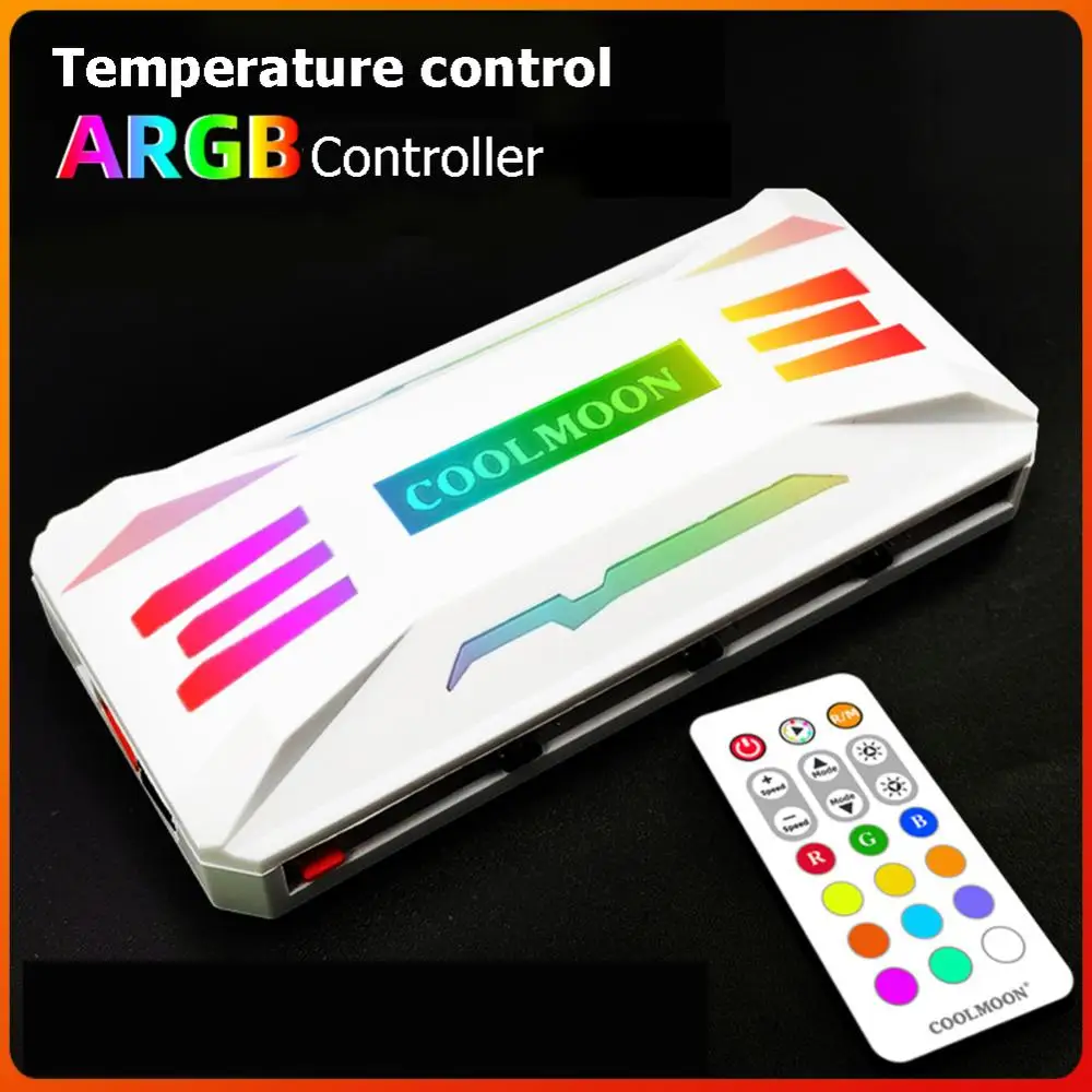 4Pin PWM Cooling Fan Household Computer Safety Parts 5V 3Pin ARGB RGB Controller for COOLMOON PC Case Chassis
4Pin PWM Cooling Fan Household Computer Safety Parts 5V 3Pin ARGB RGB Controller for COOLMOON PC Case Chassis