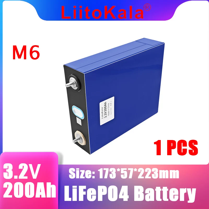 1-32pcs LiitoKala 3.2V200Ah Lifepo4 battery High power diy 12V 24V 200Ah Electric car RV golf cart Solar Yacht LiFePO4 battery
1-32pcs LiitoKala 3.2V200Ah Lifepo4 battery High power diy 12V 24V 200Ah Electric car RV golf cart Solar Yacht LiFePO4 battery
