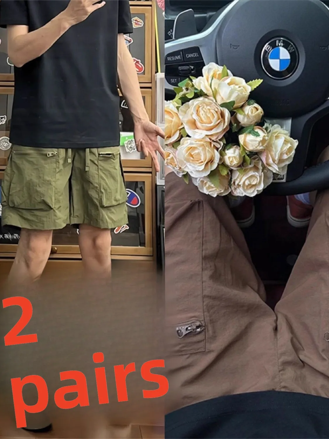 Qui Dry Outdoor Men's orts Summer Sports Five ket Workwear Pants Breathable Straight Leg Casual Trousers Polyester Fiber
Qui Dry Outdoor Men's orts Summer Sports Five ket Workwear Pants Breathable Straight Leg Casual Trousers Polyester Fiber