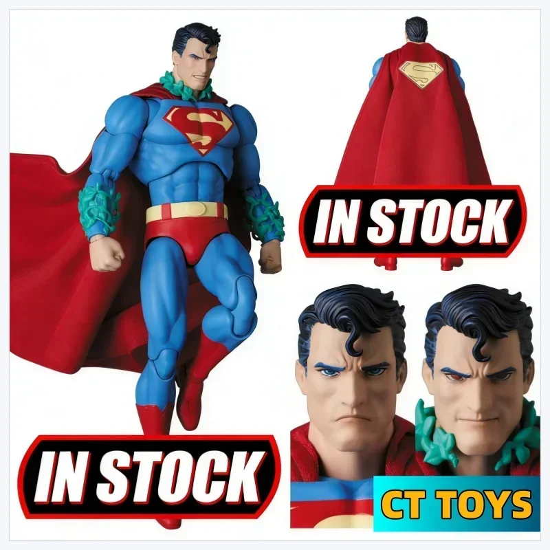 Original CT Toys Superman MAFEX 117 DC Superman Hush Figure Anime Action Figure Ornament PVC Statue Collectible Model Toys Gift
Original CT Toys Superman MAFEX 117 DC Superman Hush Figure Anime Action Figure Ornament PVC Statue Collectible Model Toys Gift