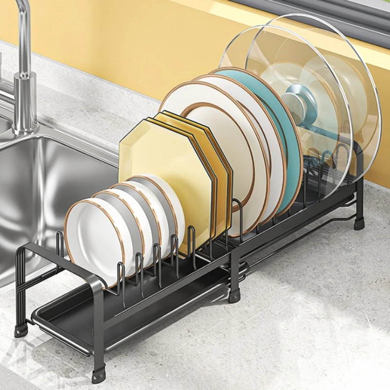 Firm Retractable Dish Storage Rack Kitchen Pot Lid Rack Single Layer Drain Rack Bowl Dish Drain Shelf in Cabinet
Firm Retractable Dish Storage Rack Kitchen Pot Lid Rack Single Layer Drain Rack Bowl Dish Drain Shelf in Cabinet