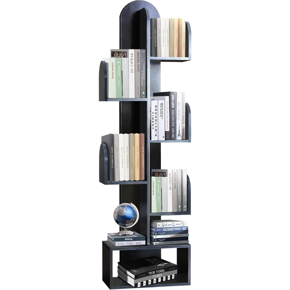 Cactus Tree Bookshelf, 5-Tier Wood 50" Tall Book Storage Rack for CDs/Movies/Books, Small Space-Saving Organizer Shelves for Liv
Cactus Tree Bookshelf, 5-Tier Wood 50" Tall Book Storage Rack for CDs/Movies/Books, Small Space-Saving Organizer Shelves for Liv
