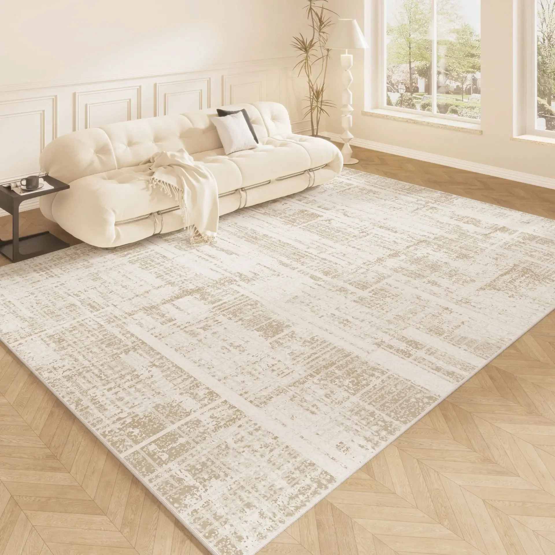 Modern Simple Wind Living Room Bedroom Solid Color Thick Non-Slip Square Carpet
Modern Simple Wind Living Room Bedroom Solid Color Thick Non-Slip Square Carpet