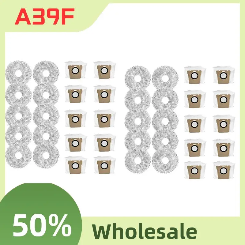 A39F Top 2X Replacement Dust Bags Mop Cloth For Dreame Bot L10S Ultra/ S10/ S10 Pro Robot Vacuum Cleaner Accessories
A39F Top 2X Replacement Dust Bags Mop Cloth For Dreame Bot L10S Ultra/ S10/ S10 Pro Robot Vacuum Cleaner Accessories