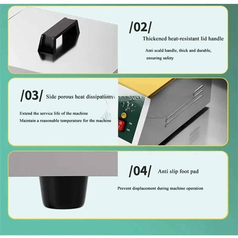 Многофункциональная машина для приготовления суфле и десертов: аппарат для японских дораяки, маффинов и пирожных (двойная форма)
Многофункциональная машина для приготовления суфле и десертов: аппарат для японских дораяки, маффинов и пирожных (двойная форма)