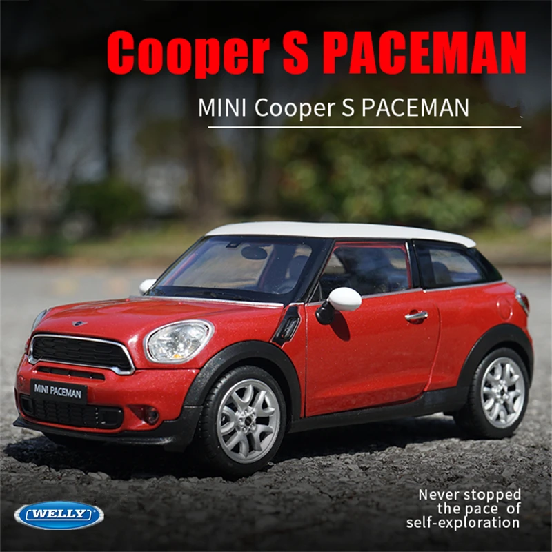 WELLY 1:24 BMW Mini Cooper S Paceman, модель автомобиля из сплава, литье под давлением, металлические автомобили, модель автомобиля, коллекция моделирования, детские игрушки, подарок
WELLY 1:24 BMW Mini Cooper S Paceman, модель автомобиля из сплава, литье под давлением, металлические автомобили, модель автомобиля, коллекция моделирования, детские игрушки, подарок