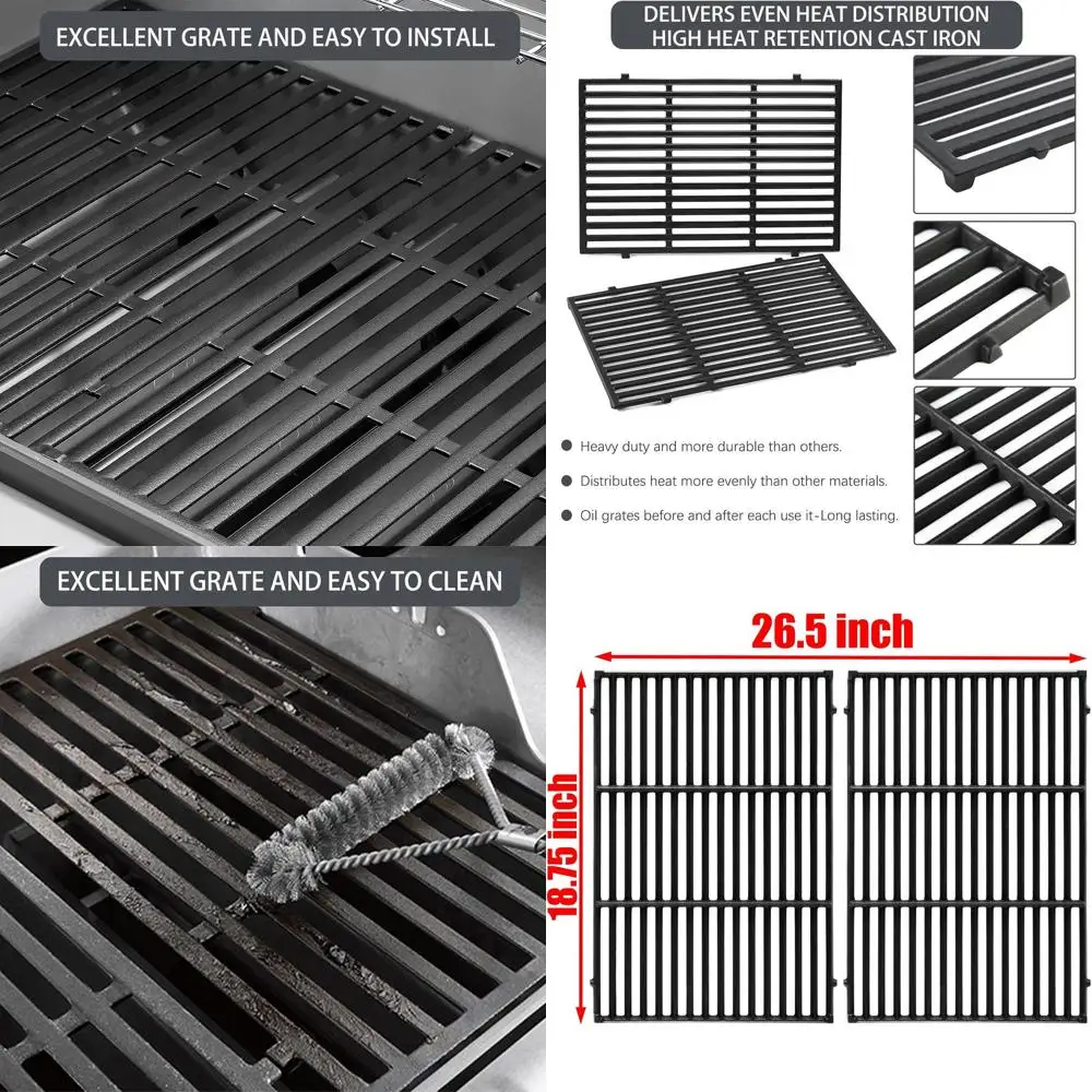 Grill Grate Replacement for Genesis II 300 Series, E-310, E-315, E-325, E-330, E-335, S-310, S-335, S-345, SE-335, SE-310
Grill Grate Replacement for Genesis II 300 Series, E-310, E-315, E-325, E-330, E-335, S-310, S-335, S-345, SE-335, SE-310