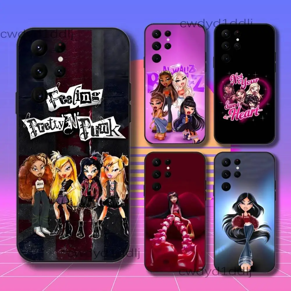 Fashion B-Bratz Doll Phone Case For Samsung S10,S21,FE,S21 ,S26,S25,S24,S23,Ultra,S9,S22,Plus Black Shockproof Silicone Sof
Fashion B-Bratz Doll Phone Case For Samsung S10,S21,FE,S21 ,S26,S25,S24,S23,Ultra,S9,S22,Plus Black Shockproof Silicone Sof