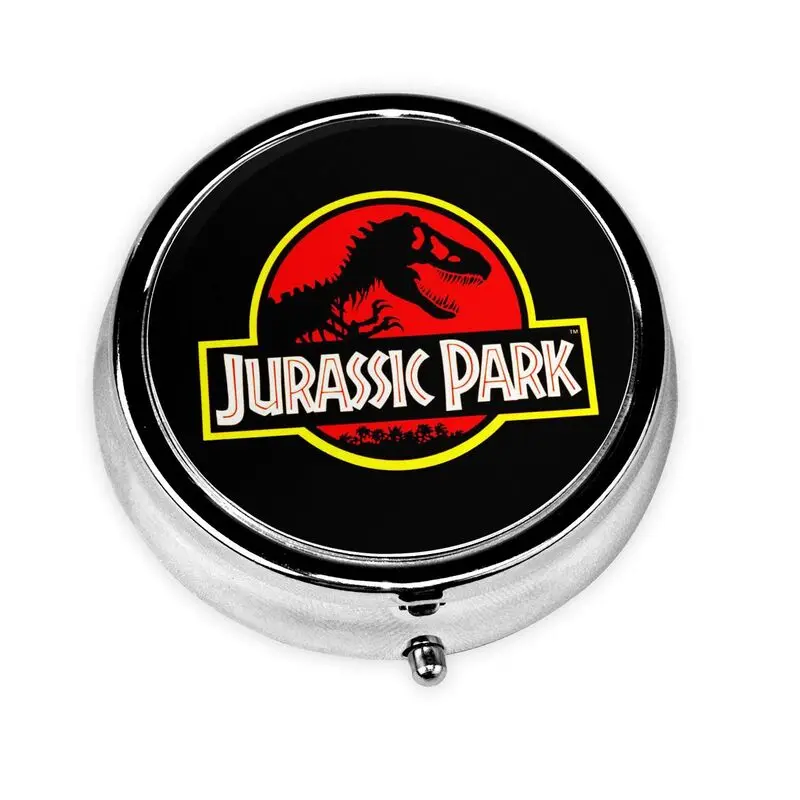 Jurassic Park Print Pill Box with 3 Compartment Portable Small Round Pill Case for Purse & Pocket Metal Travel Pill Organizer
Jurassic Park Print Pill Box with 3 Compartment Portable Small Round Pill Case for Purse & Pocket Metal Travel Pill Organizer