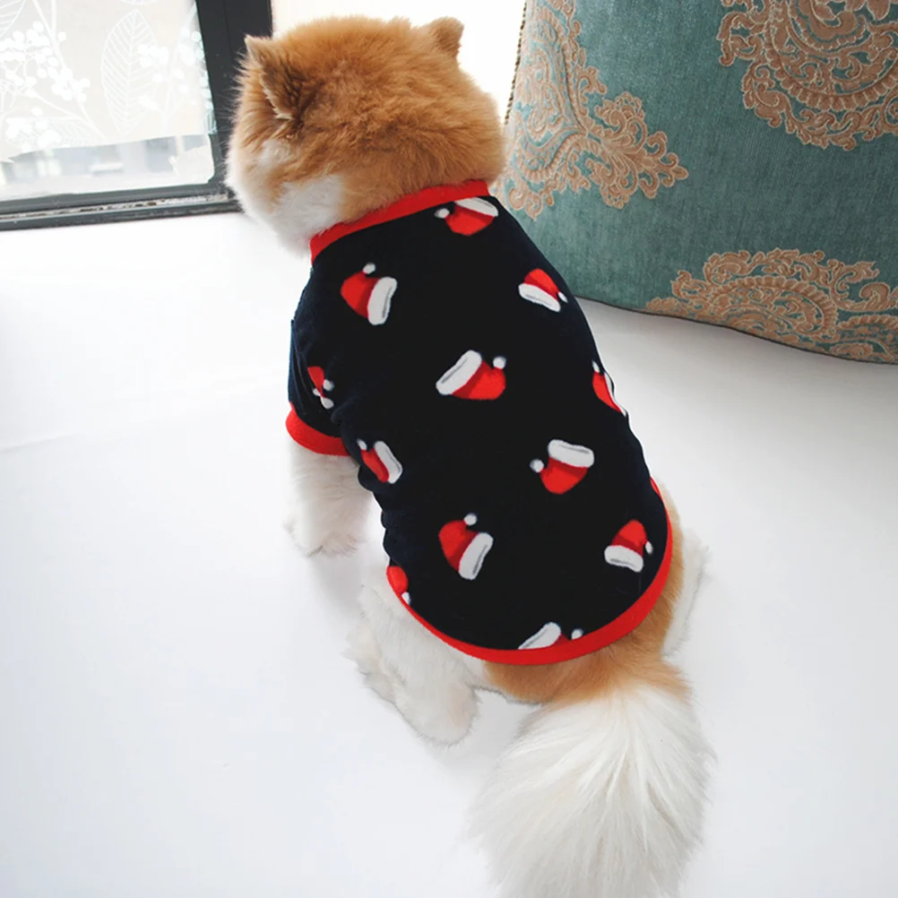 Christmas Puppy Outfit Pet Warm Sweater Hoodies Polar Fleece Costume Winter Cat Apparel Supply
Christmas Puppy Outfit Pet Warm Sweater Hoodies Polar Fleece Costume Winter Cat Apparel Supply