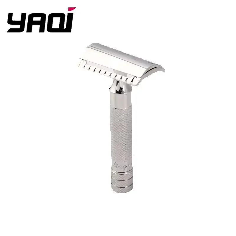 YAQI Diagonal Slant Stainless Steel Safety Razor, Adjustable Premium Men's Travel Shaving Tool, 77mm Anti-Slip Handle
YAQI Diagonal Slant Stainless Steel Safety Razor, Adjustable Premium Men's Travel Shaving Tool, 77mm Anti-Slip Handle