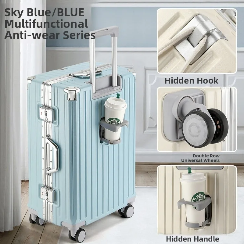 New 2024 Women's Multi-Functional Aluminum Frame Lage Carry-On Suitcase Large Capaci Travel Password 20 Inch Che-In
New 2024 Women's Multi-Functional Aluminum Frame Lage Carry-On Suitcase Large Capaci Travel Password 20 Inch Che-In