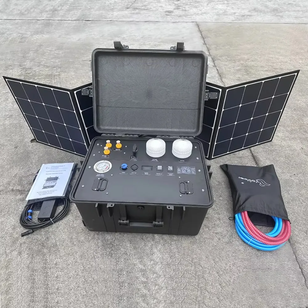 60L/H Solar Desalination Salt Water to Drinking Water System Emergency Purification Outdoor Solar Filter Filtration System
60L/H Solar Desalination Salt Water to Drinking Water System Emergency Purification Outdoor Solar Filter Filtration System