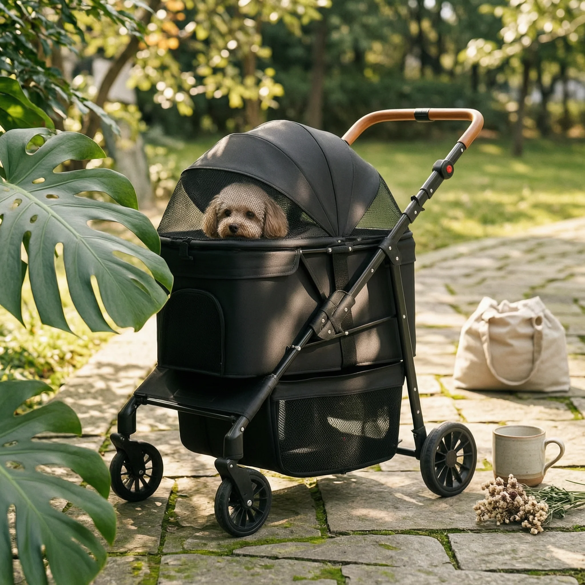 Foldable Pet Stroller Adjustable Handle Foldable Dog Stroller Large Dog Wagon Easy to Clean Pet 360-Degree rotation° Swivel
Foldable Pet Stroller Adjustable Handle Foldable Dog Stroller Large Dog Wagon Easy to Clean Pet 360-Degree rotation° Swivel