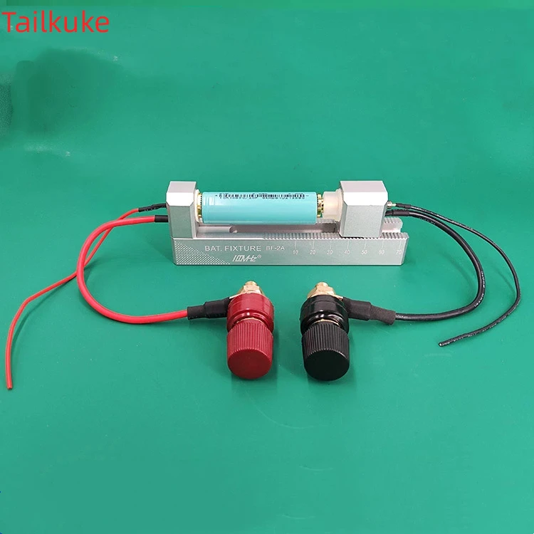 Suitable for Electrochemical Impedance Testing/60A Double Self-locking Aluminum Alloy CNC 4-wire Battery Holder Fixture
Suitable for Electrochemical Impedance Testing/60A Double Self-locking Aluminum Alloy CNC 4-wire Battery Holder Fixture