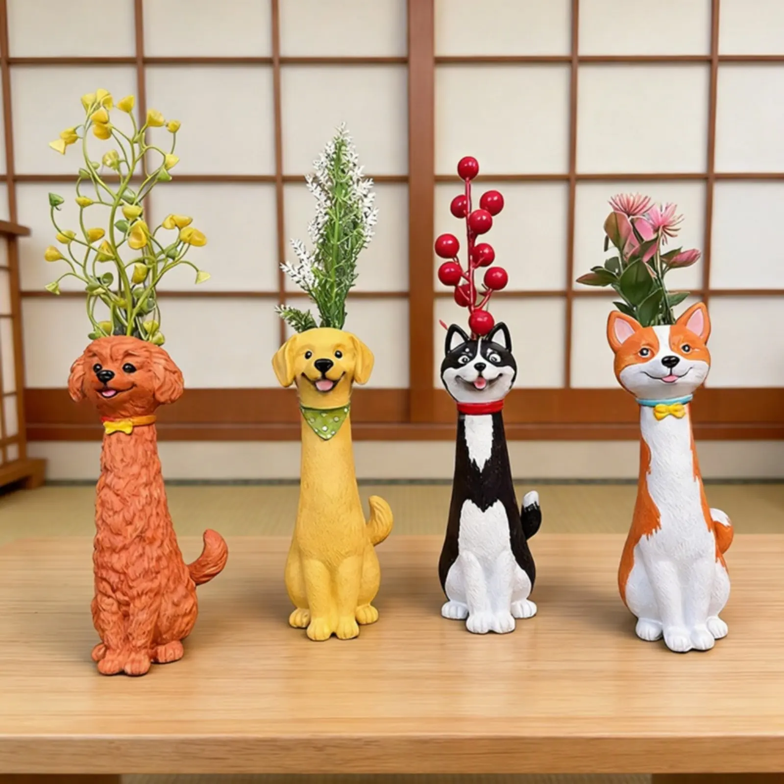 Cartoon Cat Flower Pot Handmade Quirky Dog Planter Long Neck Creature Vase Funny Gift House Decoration for Windowsill, Shelf
Cartoon Cat Flower Pot Handmade Quirky Dog Planter Long Neck Creature Vase Funny Gift House Decoration for Windowsill, Shelf