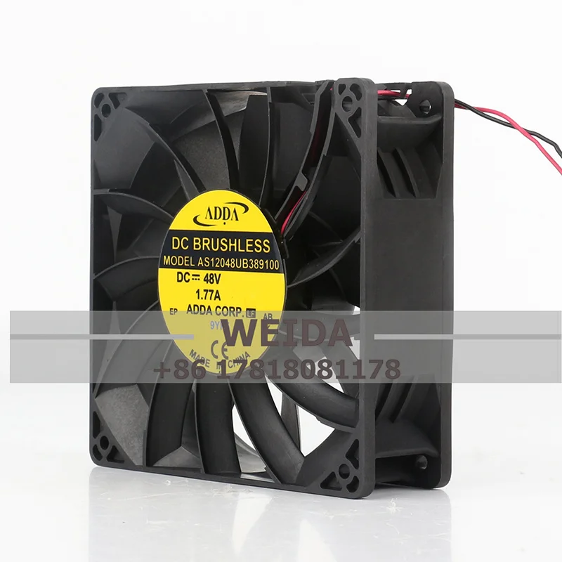 Chassis fan ADDA AS12048UB389100 DC48V 1.77A 12038 12cm inverter Large air cooling fan 120*120*38mm
Chassis fan ADDA AS12048UB389100 DC48V 1.77A 12038 12cm inverter Large air cooling fan 120*120*38mm