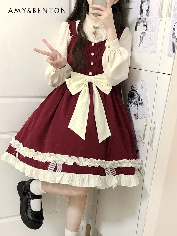 2025 Summer New Hot Sale Sweet College Style Blue Short Bow Waist-Cinching Camisole Dress White Black Long Sleeve Shirt
2025 Summer New Hot Sale Sweet College Style Blue Short Bow Waist-Cinching Camisole Dress White Black Long Sleeve Shirt