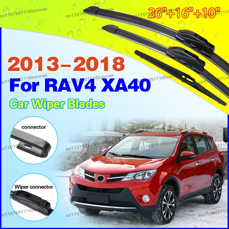 Для Toyota RAV4 XA40 2013-2018, 1 комплект передних и задних дворников, щетки стеклоочистителя, аксессуары 2014 2015 2016 2017
Для Toyota RAV4 XA40 2013-2018, 1 комплект передних и задних дворников, щетки стеклоочистителя, аксессуары 2014 2015 2016 2017